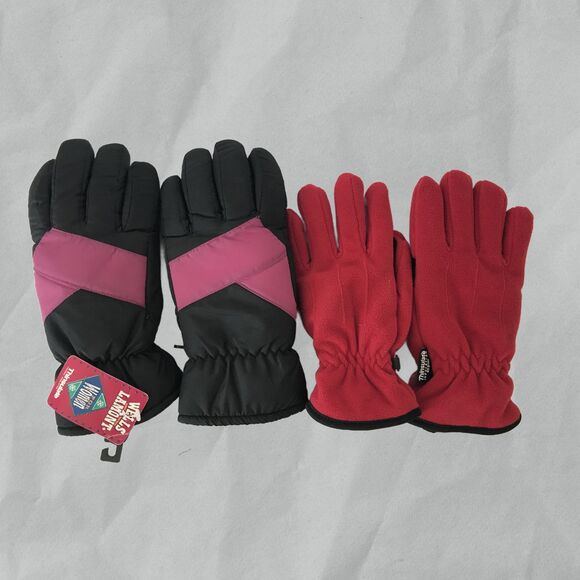 Women's Winter Gloves Lot of 2 Pairs of Gloves Size M/L - Picture 1 of 6